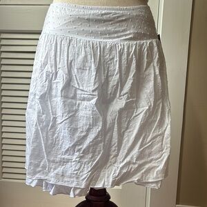 100% cotton white skirt studio 253